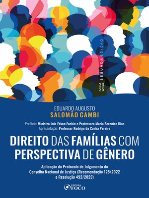 cover image of Direito das Famílias com Perspectiva de Gênero--2ª Ed--2025
